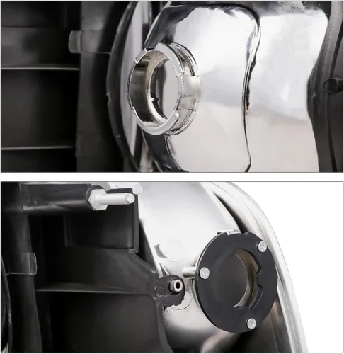 Miniatura 7 de M-AUTO Conjunto de faros delanteros con luces de esquina Compatible con Dodge Ram 1500 2500 3500 modelos no deportivos de 1994-2002, lado