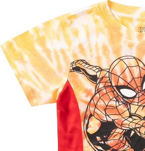 Miniatura 2 de Marvel Spider-Man - Camiseta de manga corta para niños pequeños y grandes