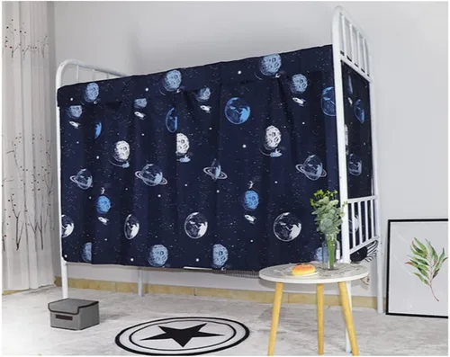 Miniatura 22 de JIAHG - Cortinas para cama individual para alumnos, para cama individual, tienda de campaña, cortinas, mosquiteras, tela opaca, protección contra