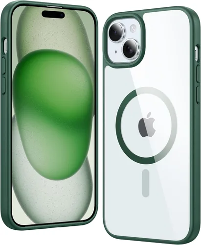 Miniatura 1561 de FNTCASE Funda para iPhone 13 Pro-Max: Fundas magnéticas transparentes compatibles con Magsafe Slim anti amarillamiento protección contra caídas
