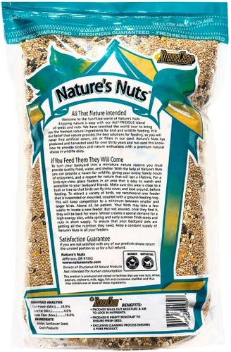 Miniatura 2 de Nature's Nuts Alimento prémium para aves silvestres (sin milo) - 10 libras