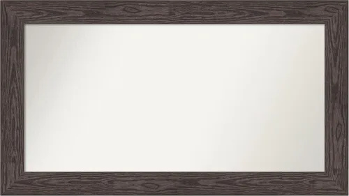 Miniatura 514 de Amanti Art Espejo personalizado, espejo de baño negro puente, espejo de pared o espejo de tocador de baño sobre el fregadero (26 x 26 pulgadas)