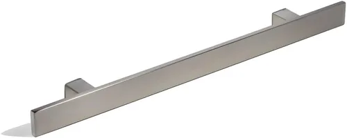 Miniatura 18 de Manija de puerta negra mate de 32 pulgadas de largo, de 1 cara, moderna manija de puerta delantera de acero inoxidable para puertas de vidrio