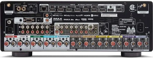 Miniatura 2 de Receptor Marantz Cinema 50 de 9.4 canales (110W X 9) - Receptor de cine en casa 4K/120 y 8K (Modelo 2022), Bluetooth integrado, Wi-Fi y HEOS