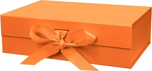 Miniatura 15 de DaiUni Caja de regalo grande de 13"X9"X4" blanca magnética con tapa y cinta para regalos Blanco