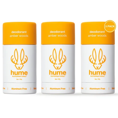 Miniatura 10 de Hume Supernatural Desodorante sin aluminio para mujeres y hombres, seguro para pieles sensibles, probiótico, a base de plantas, sin bicarbonato
