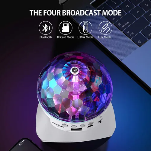 Miniatura 3 de Altavoz de espectáculo de luz de fiesta en casa de bola