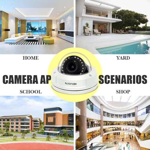Miniatura 7 de Cámara analógica de seguridad domo de 5MP 4 en 1 TVI/CVI/AHD/CVBS vigilancia CCTV cámaras para interiores y exteriores 0.106-0.531 in lente