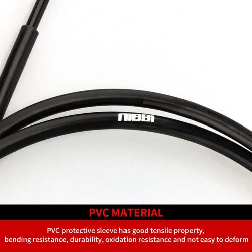 Miniatura 7 de NIBBI Cable de acelerador, cable de acelerador Go Kart de 71 pulgadas, cable universal de acelerador de motocicleta para minicicleta, Yamaha, Negro