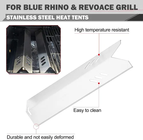 Miniatura 3 de B0212-040 Piezas de parrilla de placas de calor para Blue Rhino 3 Burner Grill Piezas de repuesto GBC1932L GBC1793W RevoAce Grill Parts Tienda