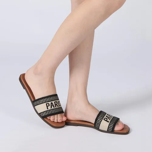 Miniatura 7 de Athlefit Sandalias planas para mujer, cómodas sandalias elegantes para el verano 2025