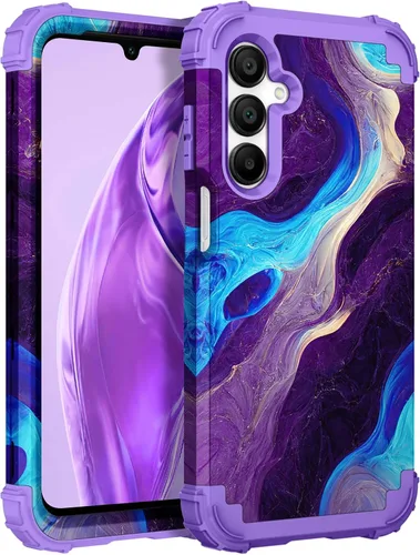 Miniatura 111 de Hocase Funda para Galaxy A37 5G, protección resistente a prueba de golpes, parachoques de goma de silicona suave+funda protectora híbrida