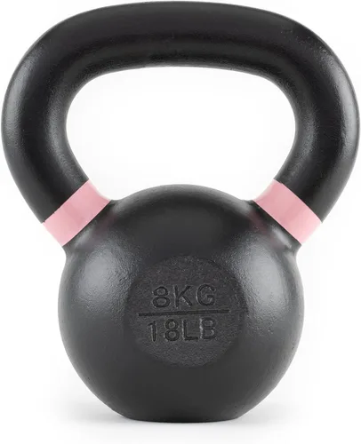 Miniatura 8 de Rage Fitness Single Cast Iron Kettlebell Powder Coated - Wide Handle Weights for Core & Glute Workouts; Swings, Squats, Deadlifts; Strength