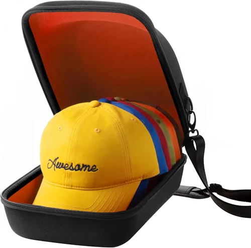 Miniatura 10 de Ozueccr Estuche de viaje para casco duro: almacenamiento para gorras de béisbol con asa de transporte y correa ajustable para el hombro, organizador