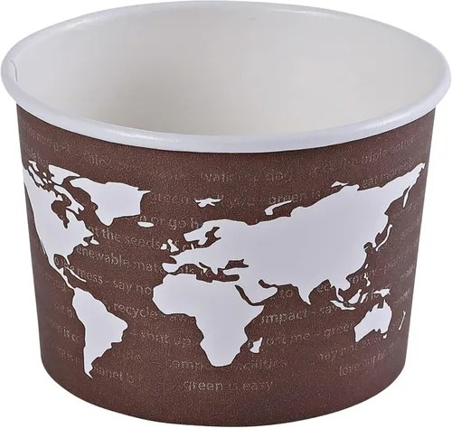 Eco-Products, Inc Recipientes para sopa con diseño del mundo, Mixto, 1000