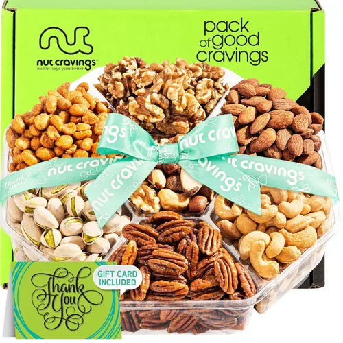 Miniatura 18 de Canastas para regalo de Pascua para adultos y niños, huevo lleno de dulces y conejito Plato con nueces gourmet (surtido de 7) Arreglo con golosinas