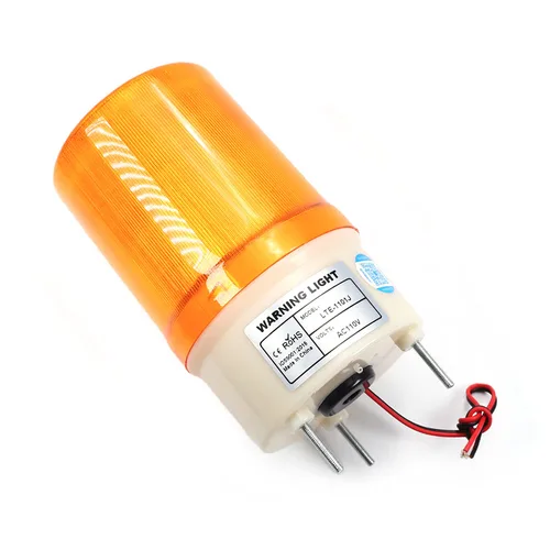 Miniatura 8 de Bettomshin Bombilla de advertencia estroboscópica de 90 dB, 220 V CC 1 W, torre de señal industrial con zumbador, lámpara indicadora de alarma