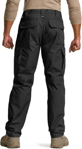 Miniatura 2 de CQR Pantalones tácticos para hombre, resistentes al agua, pantalones cargo Ripstop, ligeros EDC trabajo, senderismo, ropa para exteriores