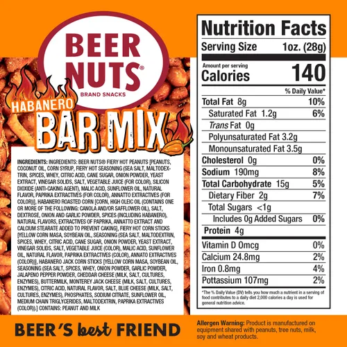 Miniatura 2 de Beer Nuts Habanero Bar Mix