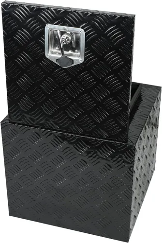 Miniatura 4 de Caja de herramientas de aluminio para camión de 30 pulgadas, caja de herramientas para camión, debajo de la cama, remolque, caja impermeable