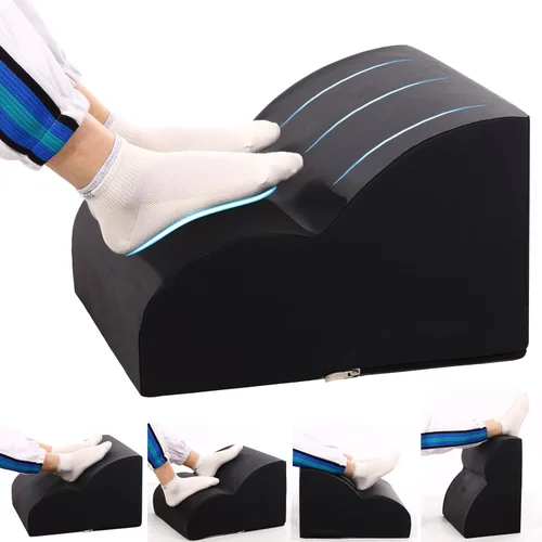 Miniatura 10 de Reposapiés para debajo del escritorio en el trabajo. Taburete de tres niveles multifuncional, con reposapiés lavable. para debajo del escritorio