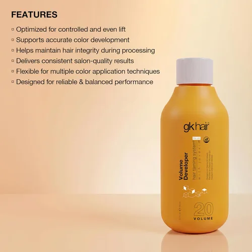 Miniatura 9 de GK HAIR Hair Creme - Desarrollador de 20 volúmenes de 5 onzas líquidas para teñir el cabello, tinte de tóner semipermanente de alto rendimiento