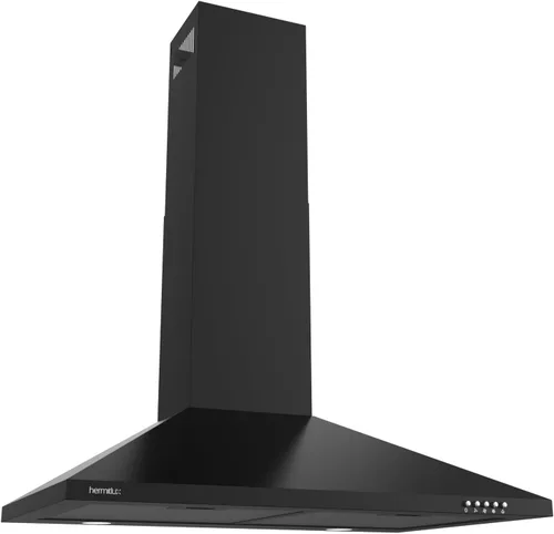 Hermitlux Campana extractora de montaje en pared de 30 pulgadas, campana de ventilación para cocina con filtro de carbón, convertible sin