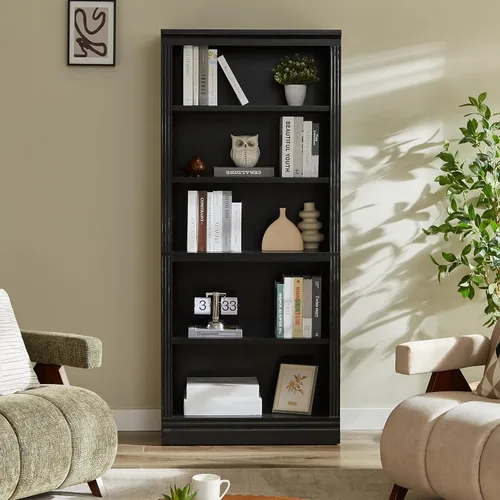 Miniatura 18 de JAHRSTIM Halston - Estantería de almacenamiento profundo de 5 niveles de altura, estantería abierta ajustable, organizador de armario