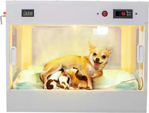 Miniatura 8 de Incubadora inteligente para cachorros recién nacidos, familia grande, caja para mascotas, calentador de laboratorio, jaula para perros