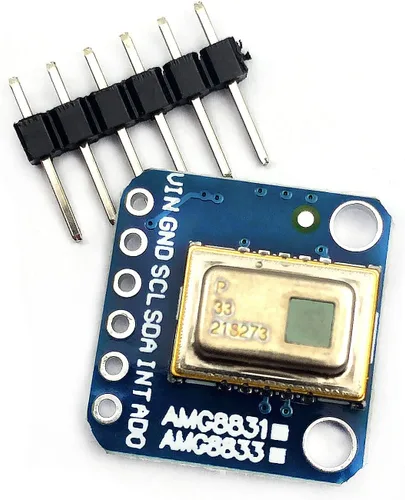 Miniatura 2 de DEVMO AMG8833 88 IR Sensor de cámara térmica Breakout Imager Array Módulo de sensor de temperatura Grid-Eye 8x8 Módulo de cámara infrarroja Placa