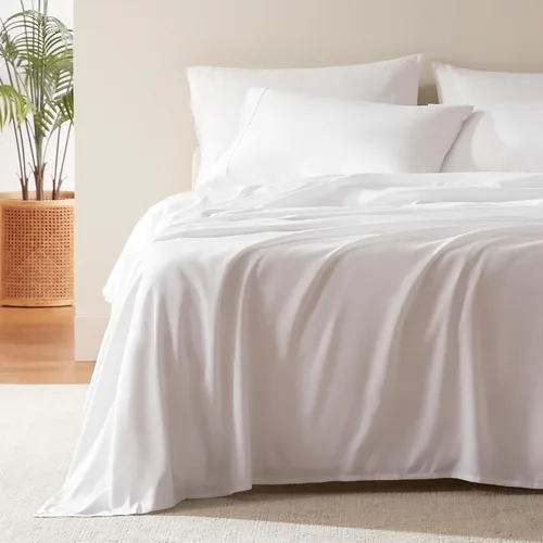 Miniatura 12 de SLEEP ZONE Juego de Sábanas Refrescantes a Rayas Queen - Juego de Sábana Ajustable, Sábana Plana y Fundas de Almohada de 4 Piezas - Sábana de Cama a