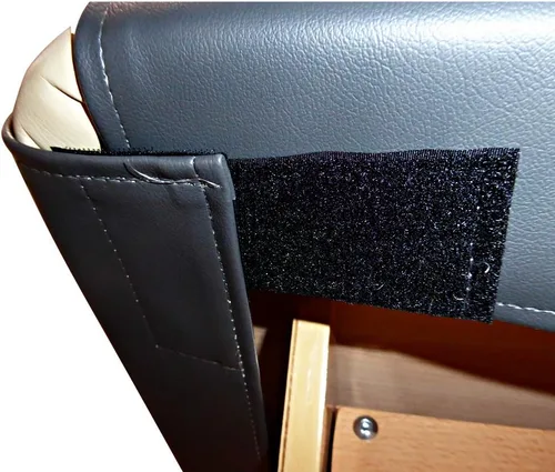 Miniatura 7 de Waxness - Funda de cama ajustable para mesa de encerado, 31 x 70 pulgadas, color gris