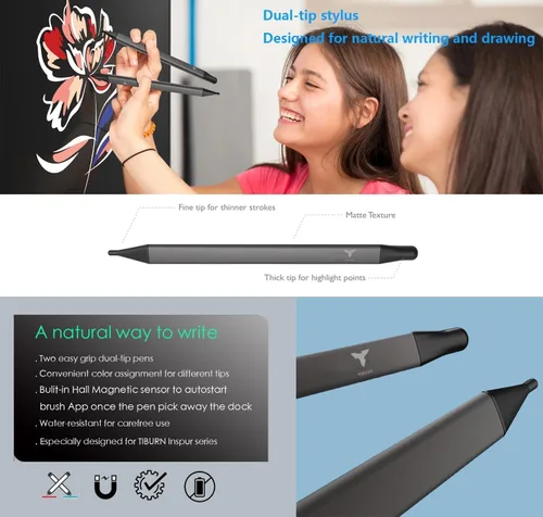 Miniatura 4 de Tiburn INSPUR - Placa inteligente Ultra 4K UHD de 65 pulgadas Android 13 y Windows 11 Pro Dual OS, micrófono de matriz de 8 líneas, cámara web