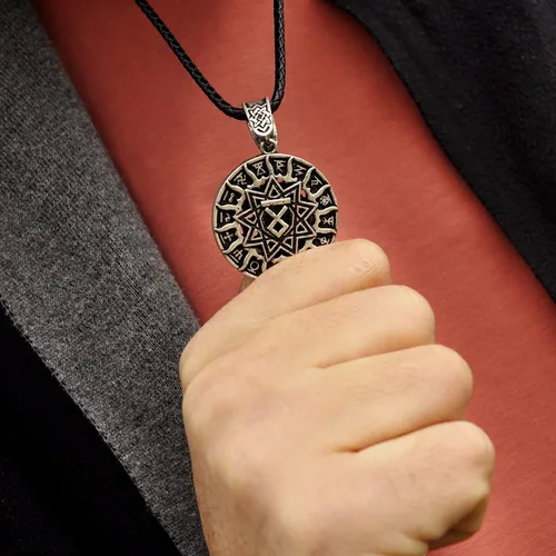 Miniatura 5 de KOKOSHELL Viking Mjolnir - Collar para hombre Thor Hammer de acero inoxidable con colgante de Odin para mujer