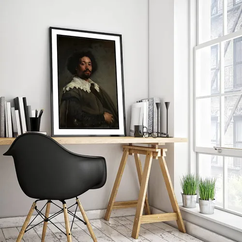 Miniatura 4 de Textured Paper - Diego Velazquez - Portrait of Juan Pareja (1650) Photo Poster Painting Art Print - Size: 24 x 16 Inches