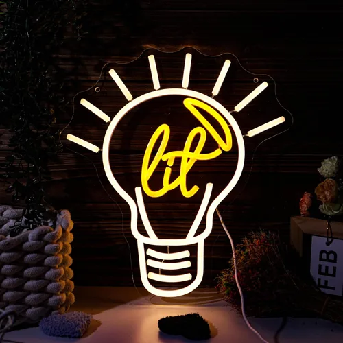 Miniatura 8 de Letreros de neón de pollo, luz LED de pollo vibrante, lámpara de meme graciosa de neón para decoración de dormitorio universitario, al aire libre