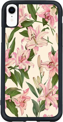 Miniatura 373 de Funda de teléfono de playa de verano a prueba de golpes y protectora con hibisco, bonitas fundas de teléfono para iPhone XR jamaica (Hibiscus Flower)