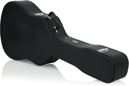 Miniatura 2 de Gator Hard-Shell Wood Case GWE-DREAD12 for Dreadnought Acoustic Guitars - Bundle with Picks, Strap, and Austin Bazaar Polishing Cloth
