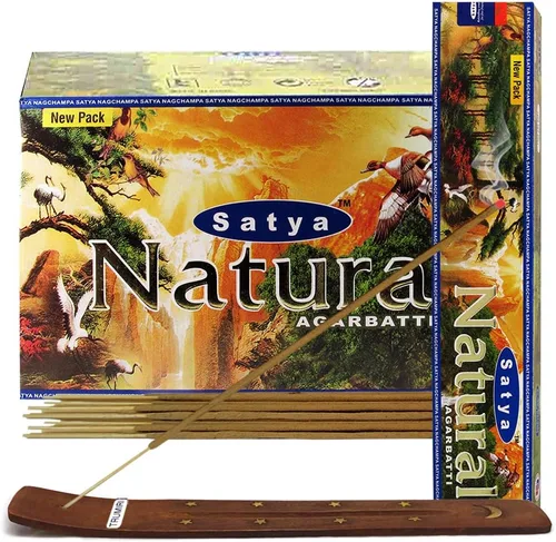 Miniatura 14 de TRUMIRI Paquete de soportes para incienso con varillas de incienso Satya Sai Baba Nagchampa de 3.53 oz (100 g) - Paquete de 1