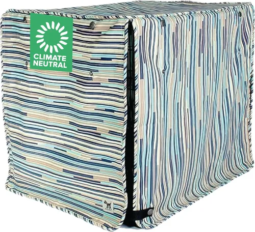 Miniatura 10 de Molly Mutt Wild Horses - Funda para jaula de perro, funda de lona 100% algodón con 2 paneles enrollables, ideal para jaula de perro o gato, Caballos