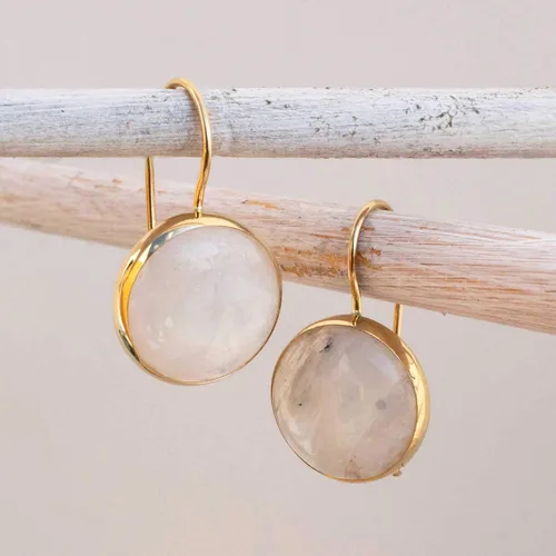 Miniatura 25 de Gemstone Earrings for Women - Gold Gemstone Drop Earrings - Birthstone - 14K Gold Earrings for Women - Gold Formal Earrings - Boho Wedding Earrings