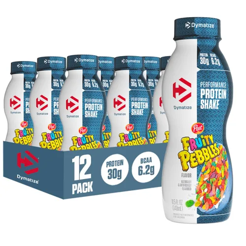 Miniatura 7 de Dymatize Performance - Batido de Proteína Sabor a Copos de Cacao, 30 g de Proteína, 6.1 g de BCAA para la Recuperación Muscular, Sin Azúcar Añadida