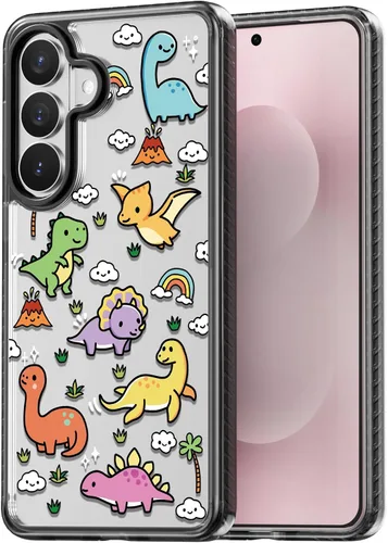 Miniatura 114 de Rosarnnah Funda compatible con Samsung Galaxy S24 Ultra, bonita estética, a la moda, divertida funda con estampado de gatito y gato, duradera a