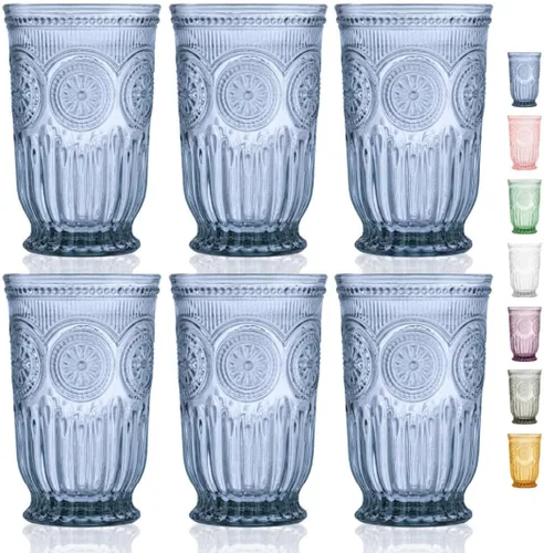 Miniatura 20 de Juego de 6 vasos altos rosados de 10 onzas