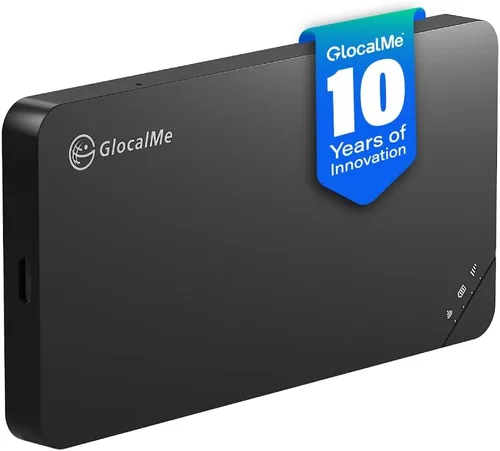 Miniatura 10 de GlocalMe U3 - Dispositivo de punto de acceso móvil 4G LTE con 10 GB de datos US/CA/MX de 30 días, punto de acceso WiFi portátil para viajes en más