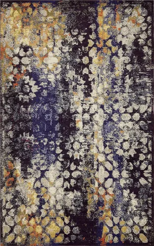 Miniatura 23 de Unique Loom Vita Collection - Alfombra tradicional saturada de medallones florales saturados sobre teñidos, 2 pies 2 pulgadas x 3 pies, azul Azul