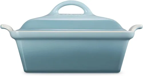 Miniatura 2 de Le Creuset Cacerola cuadrada cubierta de gres Heritage, 2.36L (9"), Sal Marina Sea Salt