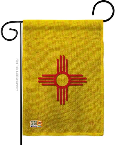 Bandera de jardín de Estados Nuevo México Regional Estados Unidos Territorios Americanos República País Particular Área Pequeña Decorativa Patio
