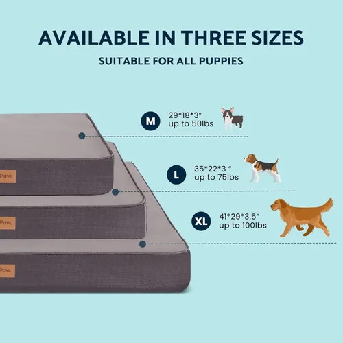 Miniatura 2 de Cama refrescante lavable para mascotas para perros y gatos pequeños, medianos y pequeños, cama para mascotas de espuma viscoelástica certificada