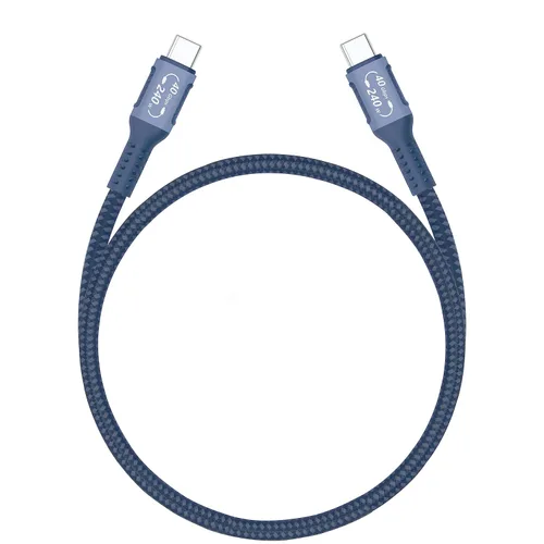 Miniatura 10 de Cable de alimentación USB 4 para Thunderbolt 4/3 240W/100W, 5K/4K/8K @60Hz para cable Thunderbolt 4, transferencia de datos de 3.0 ft/3 pies 40 Gbps